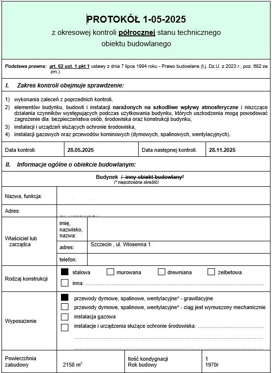 Przegląd szkoły - Gryfice 2023